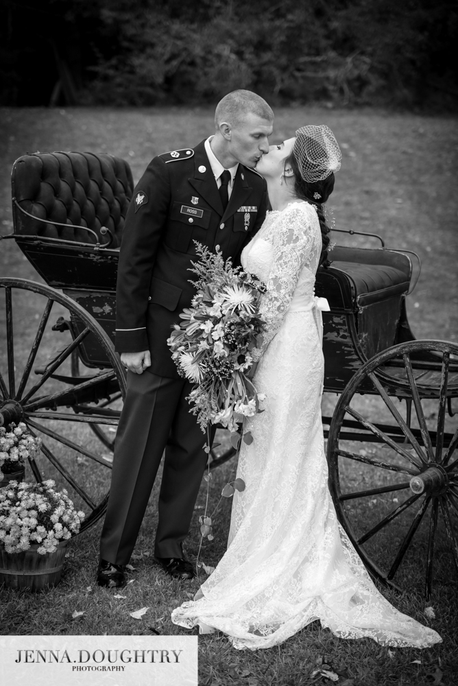 Maine Vintage Wedding Black and White Photography
