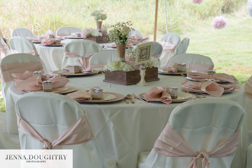Wedding Photographer Exeter New Hampshire Reception Tables Pink