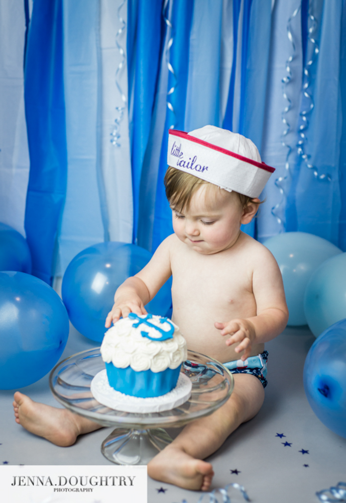Cake Smash 1st Birthday Photographer Dover New Hampshire