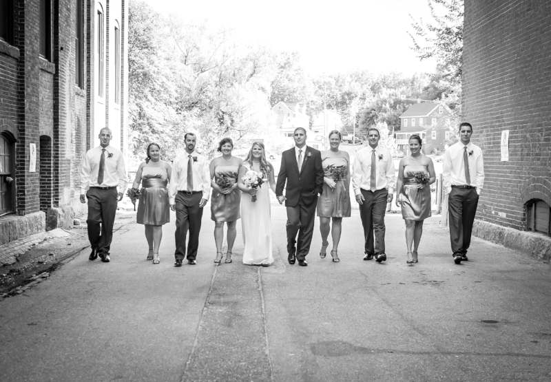 Wedding Photographer Dover New Hampshire Rivermill Downtown