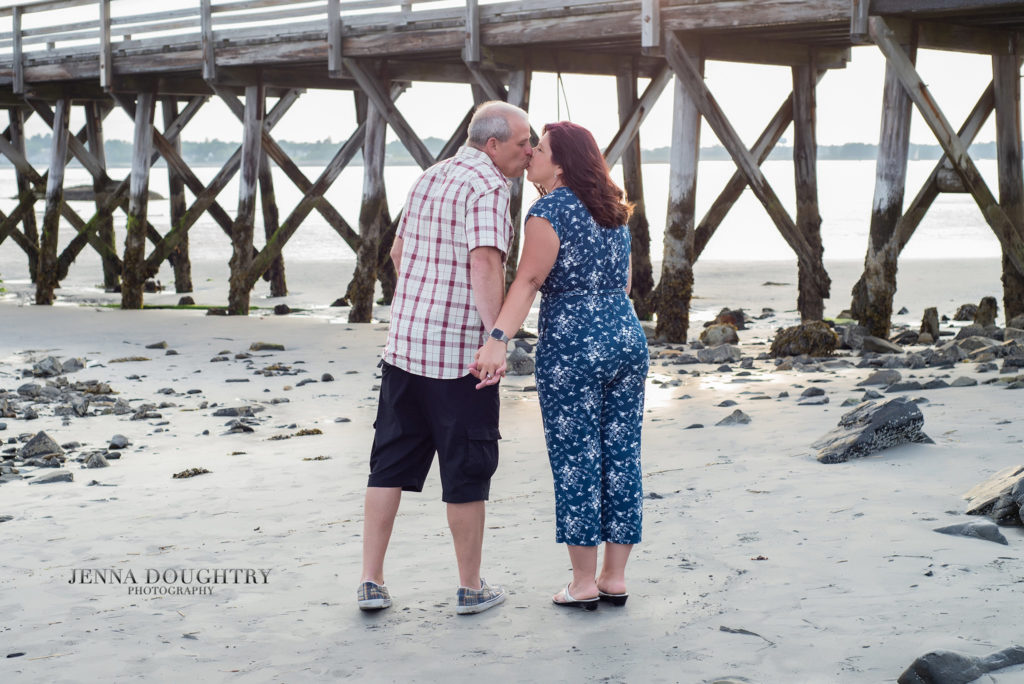 Engagement photographer Kittery Maine Fort Foster
